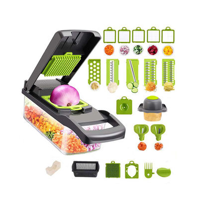 グリーン/グレー キッチンツール 2023 果物野菜ガジェットのための多機能野菜カット機