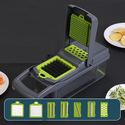 グリーン/グレー キッチンツール 2023 果物野菜ガジェットのための多機能野菜カット機