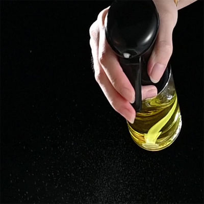ストック 携帯 キッチン プラスチック ガラス オリーブ オイル スプレーヤー 調理用 アジガ ディスペンサー