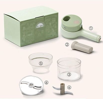 ABSPPPCステンレス鋼 キッチンチョッパー ヨーロッパ ポータブル 4 in 1 野菜カットセット