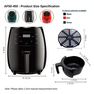 健康的な鶏肉調理のための電気デジタル深空フライヤー 6L ストレージ V 111V-240V