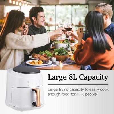 商業用 8Lステンレス・スチール・ライナー カスタム シルバー・クレスト エアフライヤー