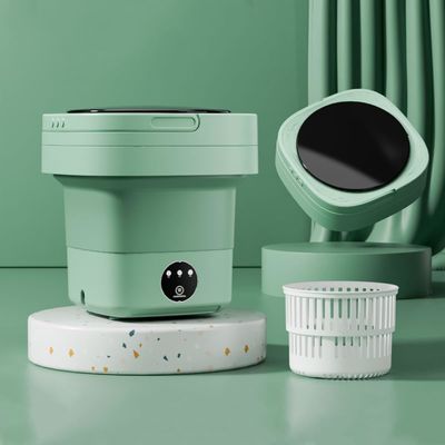 深い洗濯用の携帯洗濯機 折りたたむ式自動型ミニ洗濯機