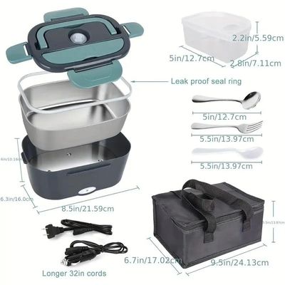 自動車 トラック オフィス 食品 暖房 暖房 携帯 電気 ランチ ボックス 隔熱 バッグ