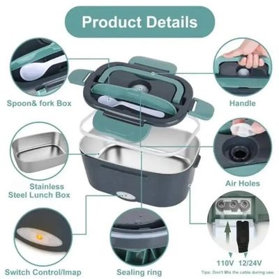 自動車 トラック オフィス 食品 暖房 暖房 携帯 電気 ランチ ボックス 隔熱 バッグ