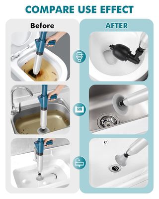 1kgABSゴム高圧トイレットプルーンガー 掘削器 詰まり除去器 下水管掘削器