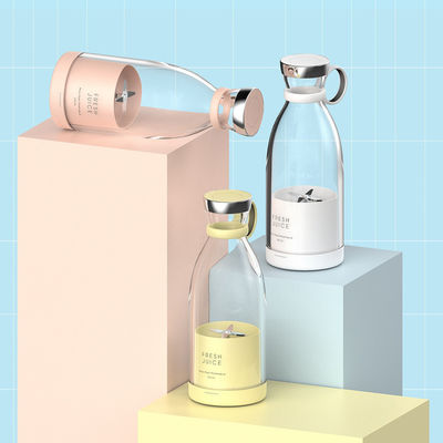 NO アプリ制御 ミニジューサーカップ シェイクとスムージーのプラスチックUSBポータブルブレンダー