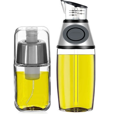 OEM ODM 500ml オリーブ?? ガラス 調理用オイル ディスペンサー キッチンオイル ボトル ディスペンサー