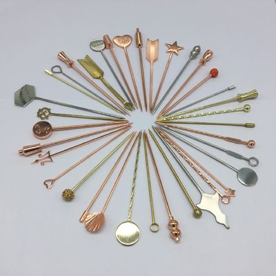 304 ステンレス ステンレス コクテル ピン スワイズ スティック 再利用可能な 小型パドル パーソナル ピン