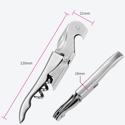 ステンレス鋼のワイン開口器 多機能のシーホースナイフ 12*2.2*1.1cm 約30g