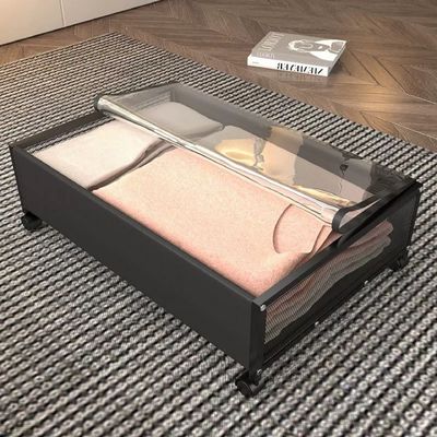 衣類とおもちゃの分類のための 備蓄された防塵保管ラック