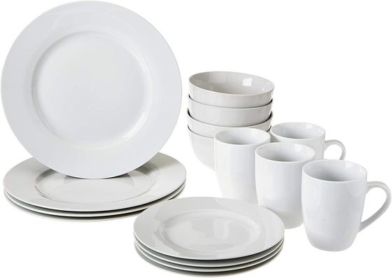 製造 丸い食卓セット 白骨ポルセラン食器用 細い皿セット