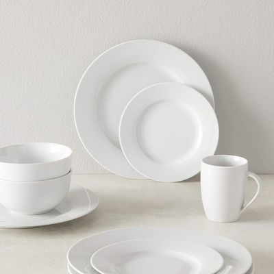 製造 丸い食卓セット 白骨ポルセラン食器用 細い皿セット