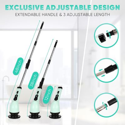 電動スピンスクルーバー 無線浴槽 キッチンクリーナー 家庭用クリーニング用ブラシ