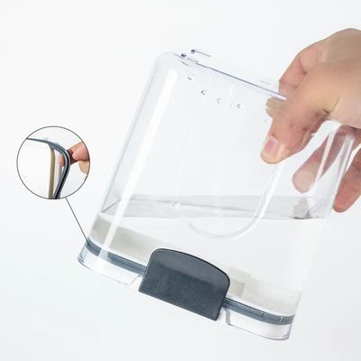 立体型 キッチン PET プラスチック 食品保管容器 透明 防空 4pcセット