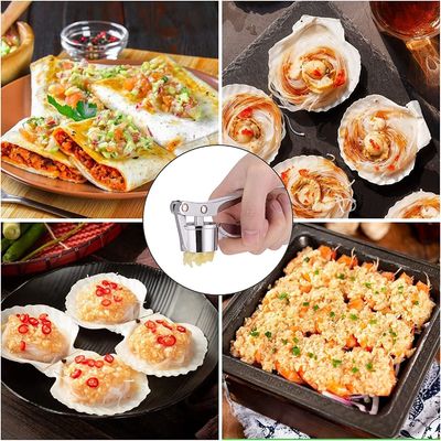 マルチキッチン Grater ステンレス鋼 亜鉛合金 手動 ガーリックプレス キッチンガジェット