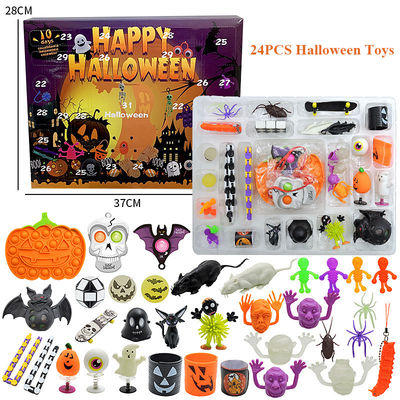 アニメフィジット スクイシートイ 18個 24個 ブラインドボックス ハロウィーンのおもちゃ 子供用のスクイージトイ