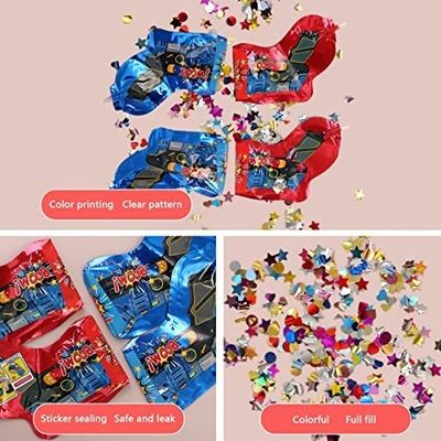 銃の形 自動膨張 緑の年 結婚式 誕生日 パーティーのための充気コンフェッティ銃