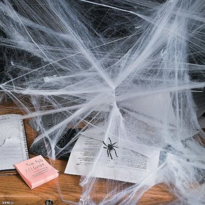 オーダーメイド ストレッチなハロウィーン スパイダーウェブ 幽霊家のための恐ろしいシーン道具