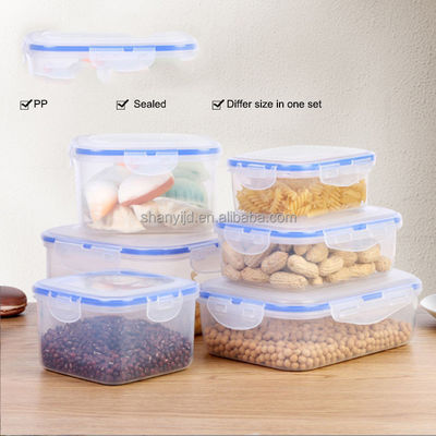 多機能食品貯蔵容器のための3pcs防空プラスチック収納箱セット