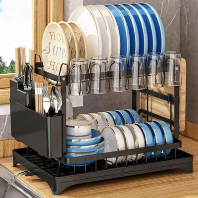 85*32*15cm メタル ディッシュ ドレーナー オーガナイザー ラック 持続可能で衛生的なディッシュ 乾燥