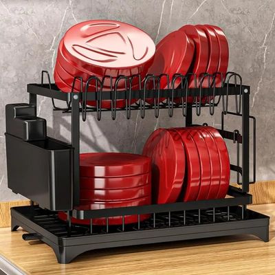 85*32*15cm メタル ディッシュ ドレーナー オーガナイザー ラック 持続可能で衛生的なディッシュ 乾燥