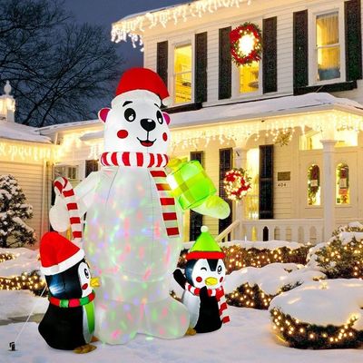 パーティーとクリスマス装飾 LEDライト オーダーメイドロゴの充電式サンタクロース