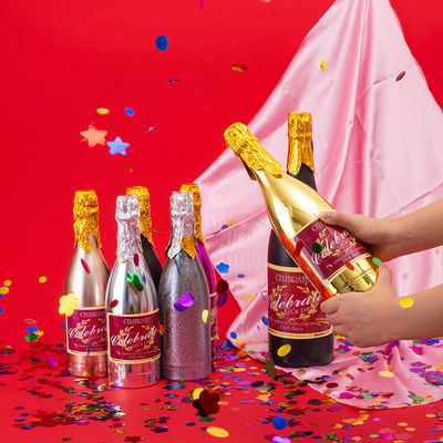 カスタムロゴ シャンパンボトル パーティーのポッパー 究極の新年の祝いアクセサリー