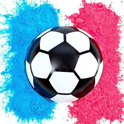 性別を明らかにする道具 コンフェッティ粉末詰め器 14*14*14cm 赤ちゃんの祝賀のためのフットボール