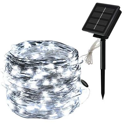 クリスマスウェディングストリングライト 7-102m 防水 暖かい白色 バッテリー/USB/太陽光発電