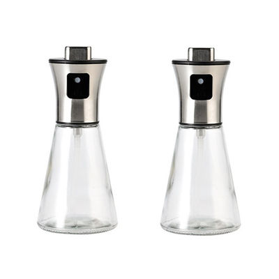 200ml ガラスのオリーブオイルスプレーヤー 調理用エサボトル サラダ BBQ キッチン用具