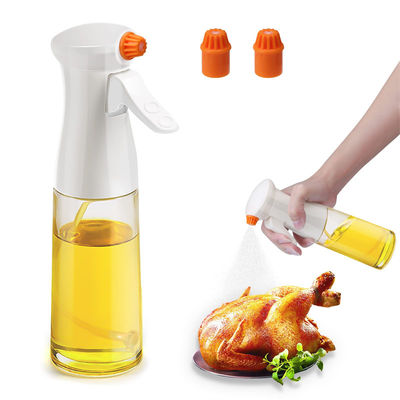 200ml オリーブオイルスプレーボトル 耐久性のある調理油 キッチン用道具用のプラスチックボトル