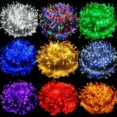 屋外 防水 300m 紫 LED フェアリーライト ストリング クリスマス 休日の飾り付けのためのガーランド