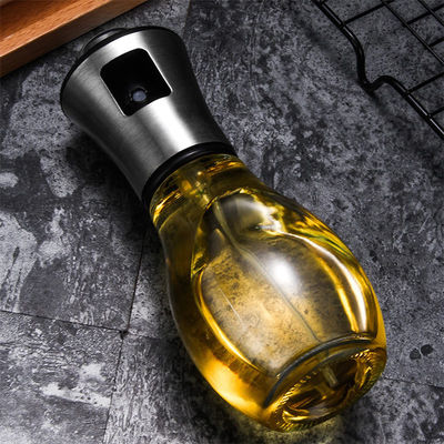 便利で耐久的なオイルボトル スプレー 165ml ガラスオイルスプレーボトル 調理サラダ BBQ