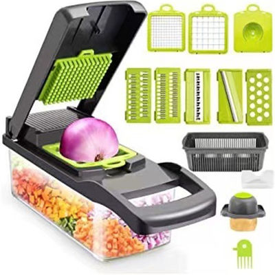フルーツ 野菜 ツール トップセラー キッチン アクセサリー 12 in 1 Food Dicer Onion Chopper
