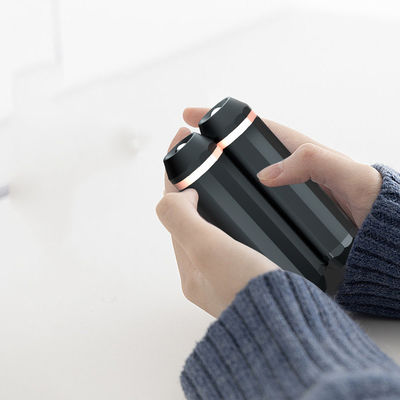 ミニヒーター USB充電 ハンドウォーター 2 パック 磁気 充電可能 電動手電灯 パワーバンク