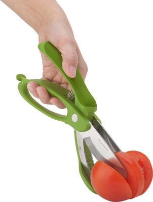 PP TPR ハンドル付きのサラダシシ サラダ切断のための緑色野菜切断機