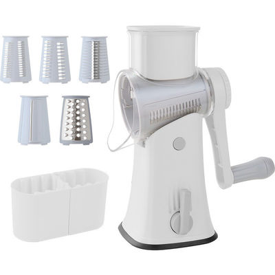 持続可能 キッチン ツール 野菜を切ったり切ったりするための 5 in 1 ローータリー  Grater