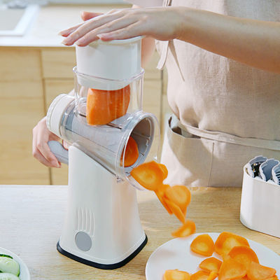 持続可能 キッチン ツール 野菜を切ったり切ったりするための 5 in 1 ローータリー  Grater
