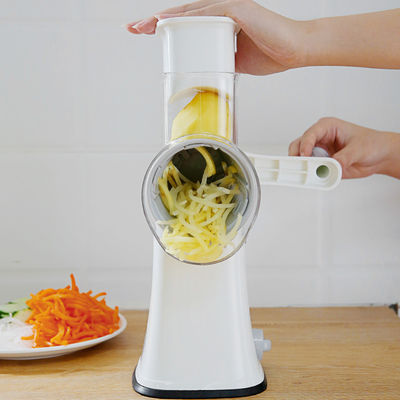 持続可能 キッチン ツール 野菜を切ったり切ったりするための 5 in 1 ローータリー  Grater