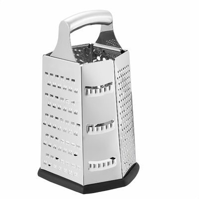 ベストセラー キッチンアクセサリー 6 サイド マニュアル チーズ Grater 410 ステンレス スチール製