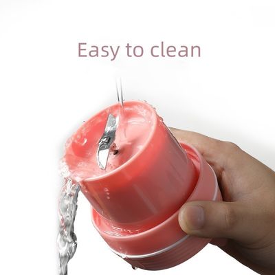 280ml ポータブルUSB充電式電気ジューサー 4刃野菜果物ジューサー カップメーカー