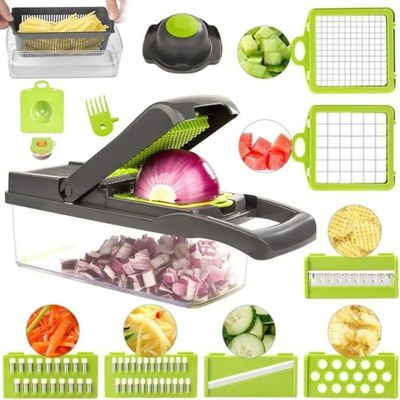 15 in 1 多機能野菜チョッパー 家庭用キッチン 手動チョッパー カスタムロゴ