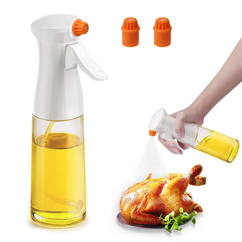 200ml オリーブオイルスプレーボトル 耐久性のある調理油 キッチン用道具用のプラスチックボトル
