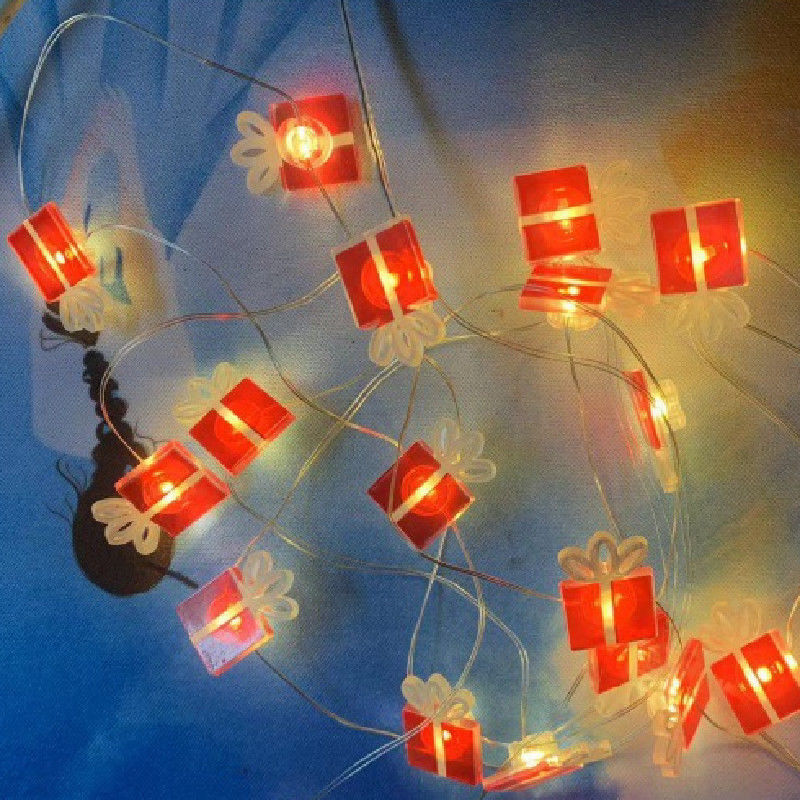 レッド LED クリスマスライト ストリング スノーマン サンタ・クロース スター 休日の飾り付け製品