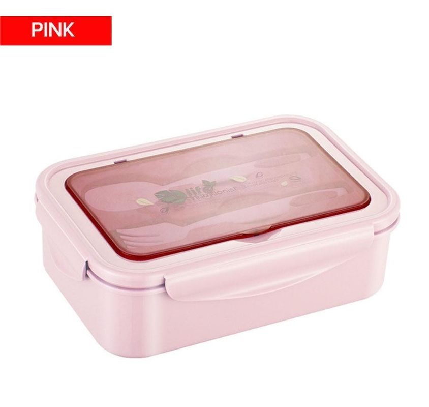 生産 スプーン/フォーク/ナイフ/チョップスティック キット BPA 無料 1400 ML PP5 子供/大人のためのランチボックス