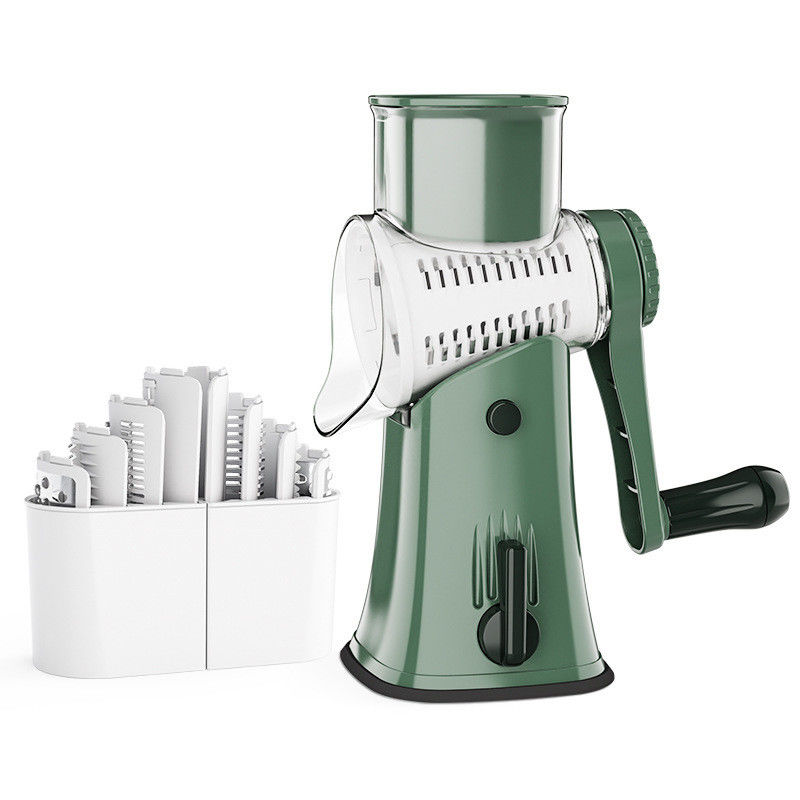 持続可能 キッチン ツール 野菜を切ったり切ったりするための 5 in 1 ローータリー  Grater